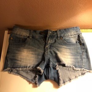 Denim shorts